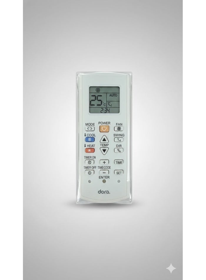 جهاز تحكم عن بعد عالمي لمكيف الهواء 1000 في 1 مع شاشة LCD، متوافق مع العديد من ماركات مكيفات الهواء